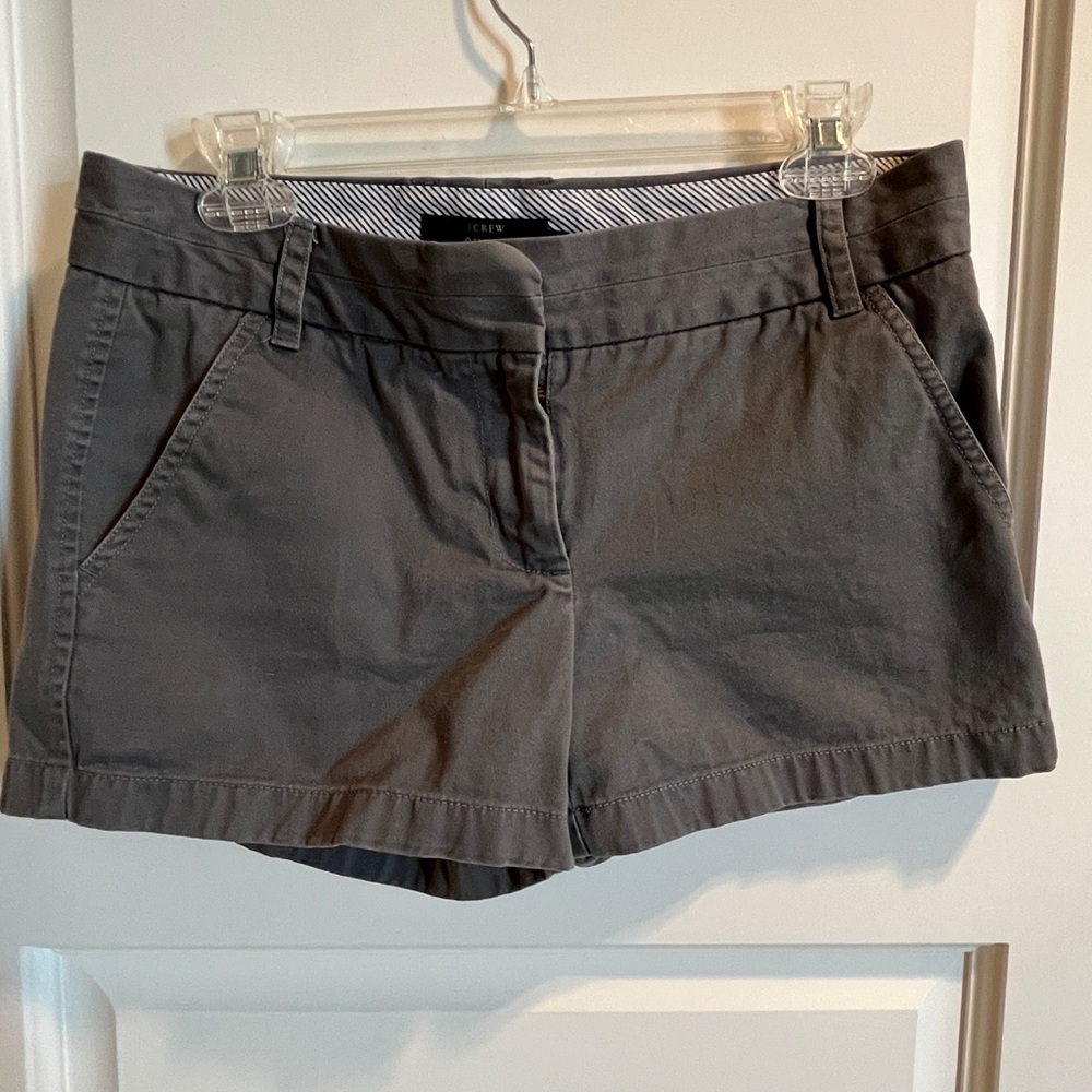 J. Crew gray chino short, size 2